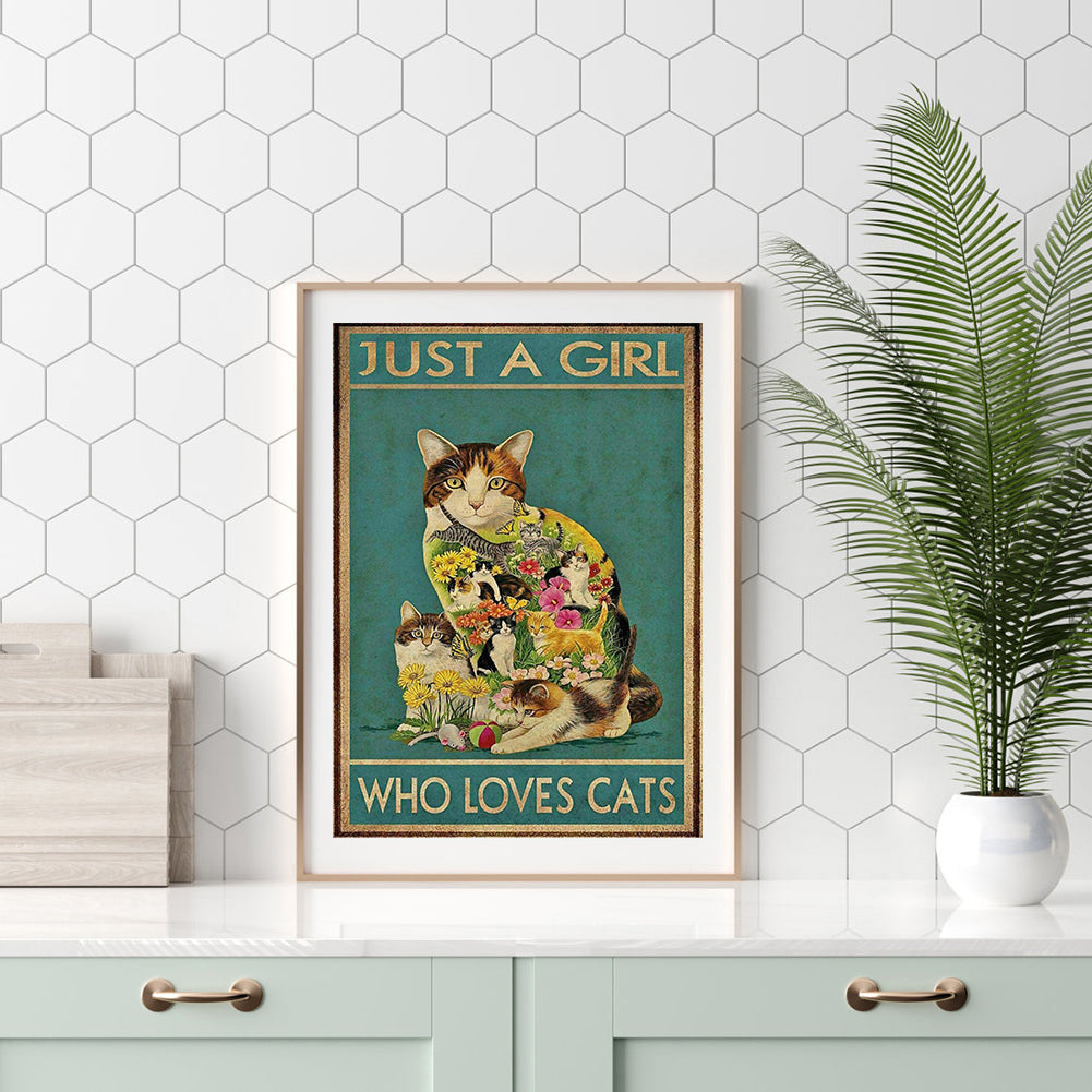 Cats - 11CT Stamped Cross Stitch 45*60CM