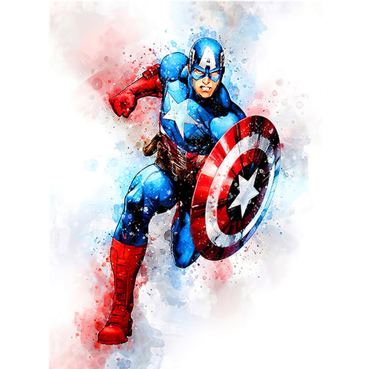 Marvel Superheroes - Full Round Drill Diamond Painting 30*40CM