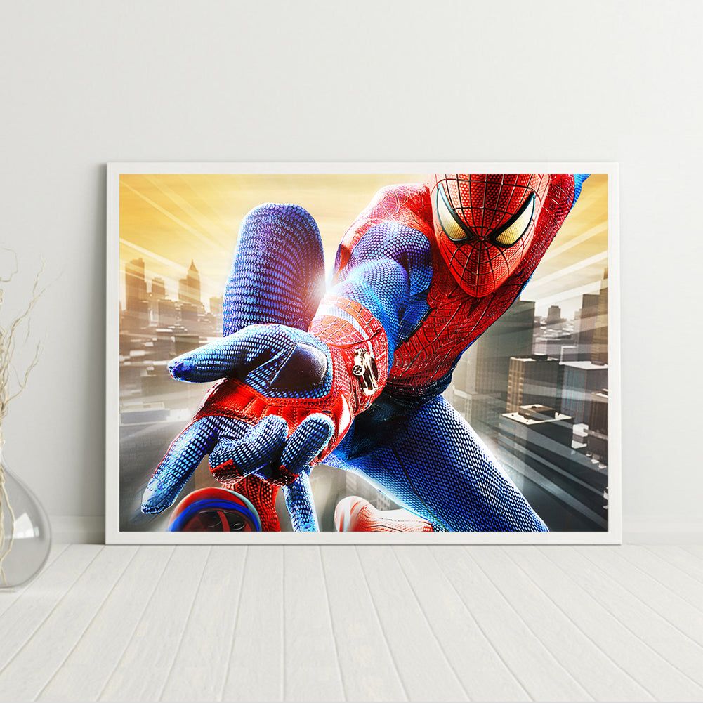 Spiderman - Full Round Drill Diamond Painting 40*30CM