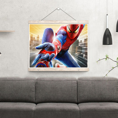 Spiderman - Full Round Drill Diamond Painting 40*30CM