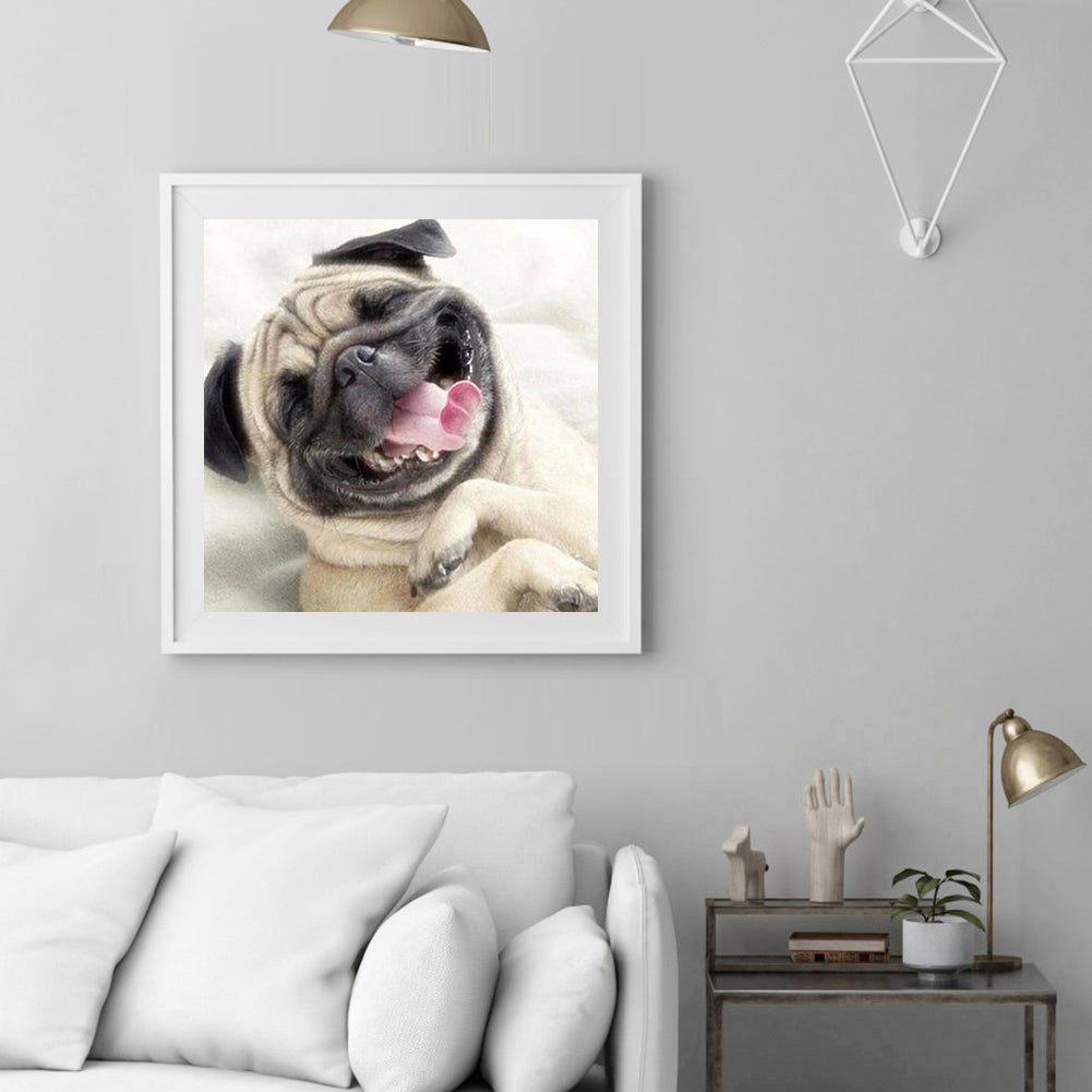 Shar Pei - Full Round Drill Diamond Painting 40*40CM