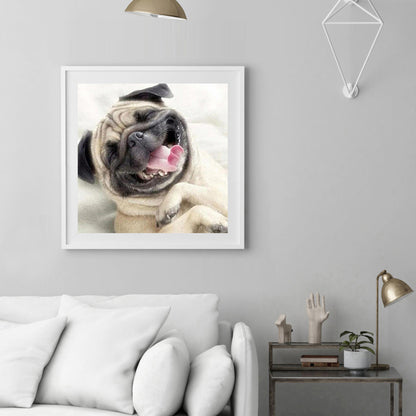 Shar Pei - Full Round Drill Diamond Painting 40*40CM