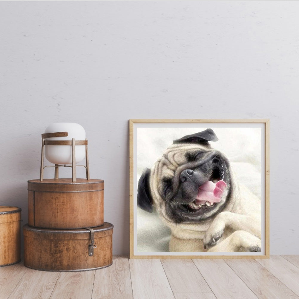 Shar Pei - Full Round Drill Diamond Painting 40*40CM