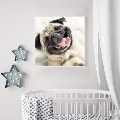 Shar Pei - Full Round Drill Diamond Painting 40*40CM