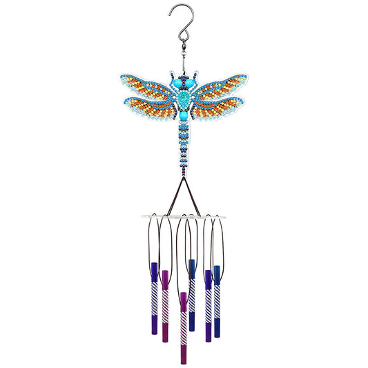 Acrylic Wind Chime Bell Pendant DIY Diamond Painting Mosaic Kit Home Decor