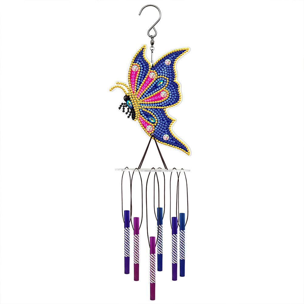 Acrylic Wind Chime Bell Pendant DIY Diamond Painting Mosaic Kit Home Decor