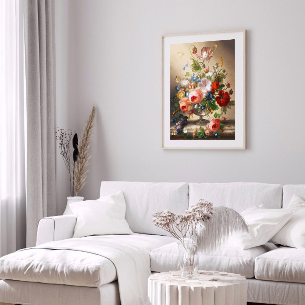 Vintage Vase - 11CT Counted Cross Stitch 38*50CM