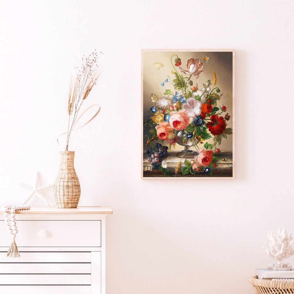 Vintage Vase - 11CT Counted Cross Stitch 38*50CM