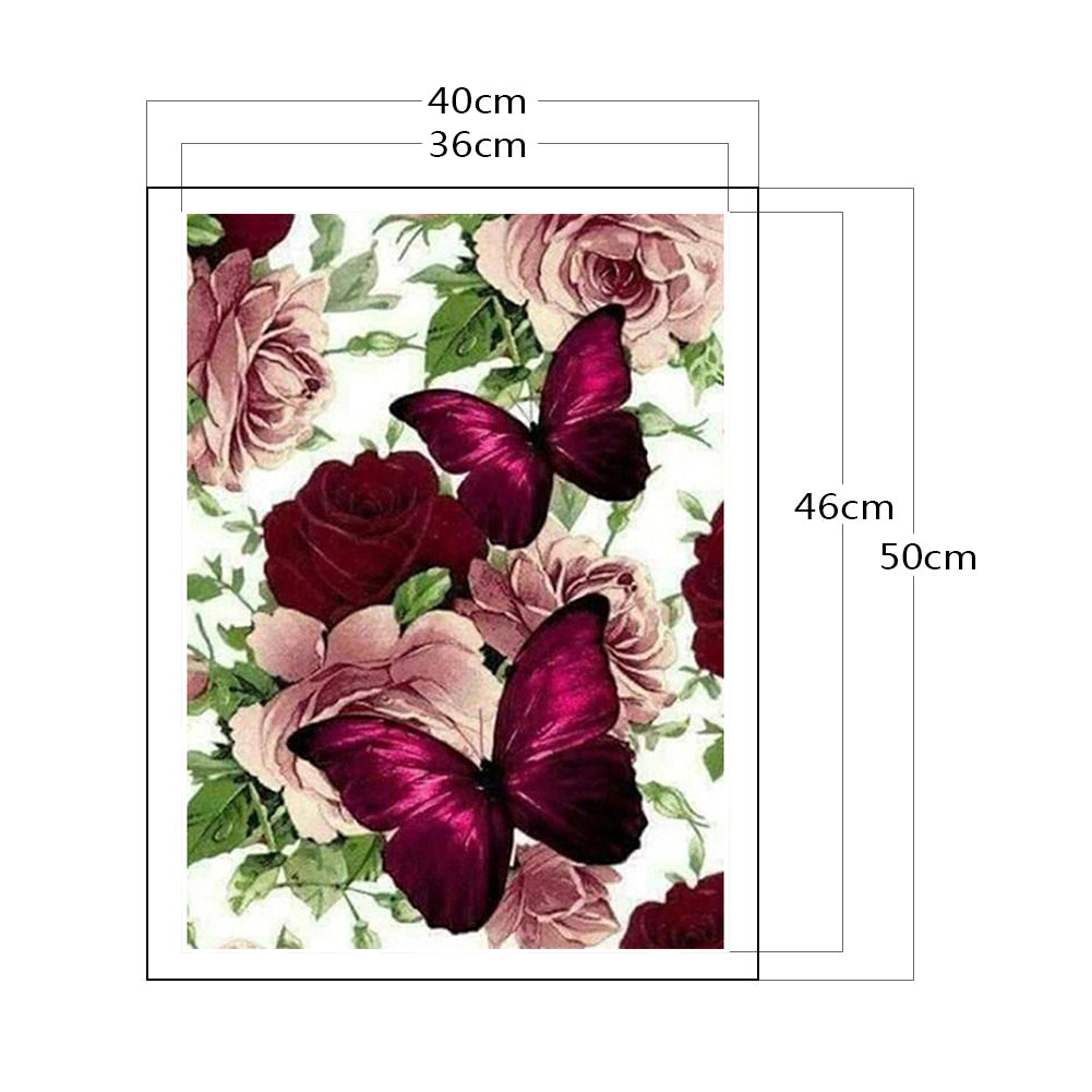 Pansies - 11CT Counted Cross Stitch 40*50CM