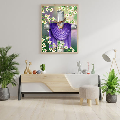 Cross - 11CT Stamped Cross Stitch 40*50CM