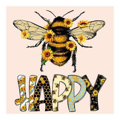 Bee - Full Round Drill Diamond Painting 30*30CM