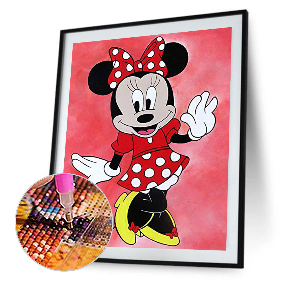 Mickey Mouse - Full Round Drill Diamond Painting 30*40CM