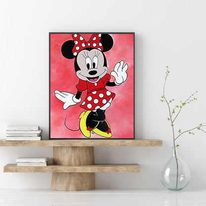 Mickey Mouse - Full Round Drill Diamond Painting 30*40CM