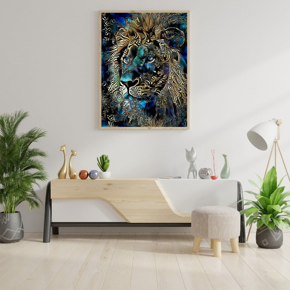 Lion - Full Square Drill Diamond Painting 30*40CM