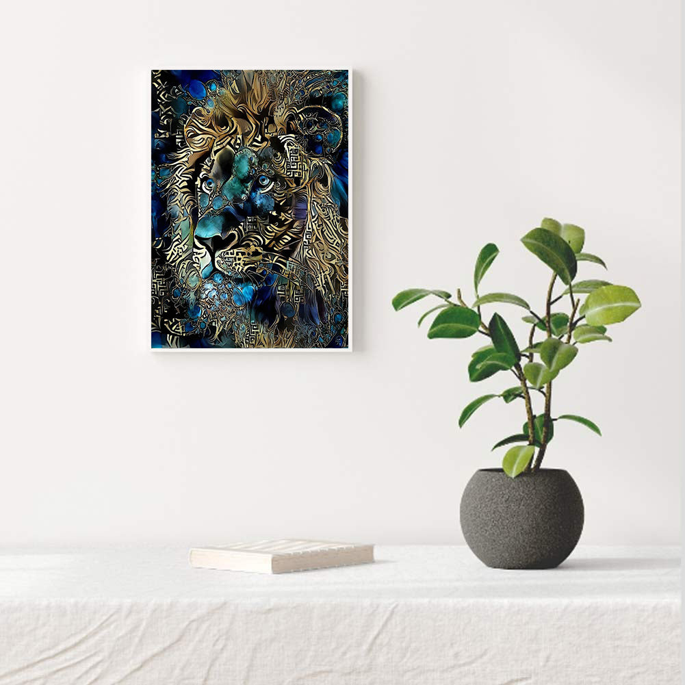 Lion - Full Square Drill Diamond Painting 30*40CM