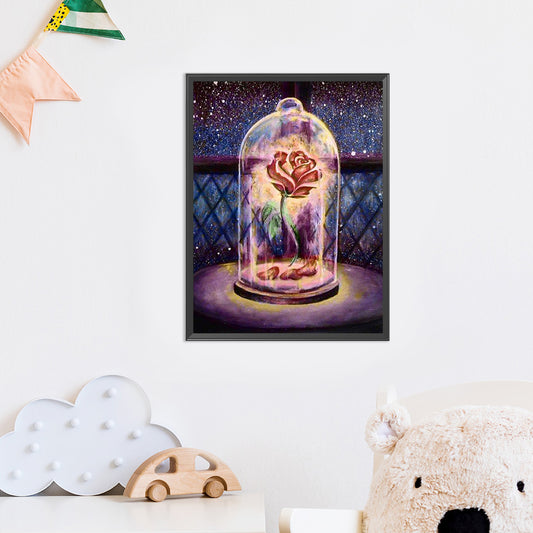 Rose Flower - 11CT Counted Cross Stitch 35*46CM