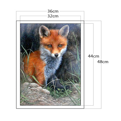 Fox - 11CT Counted Cross Stitch 36*48CM