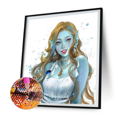 Sea ??Goddess - Full Round Drill Diamond Painting 30*35CM
