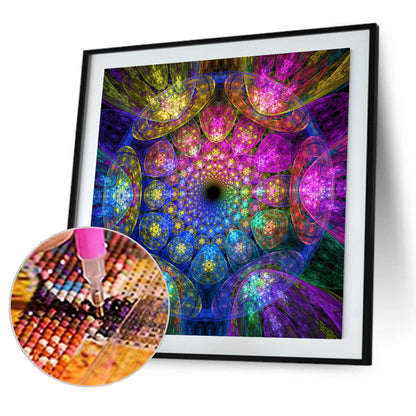 Colorful Mandala - Full Round Drill Diamond Painting 40*40CM