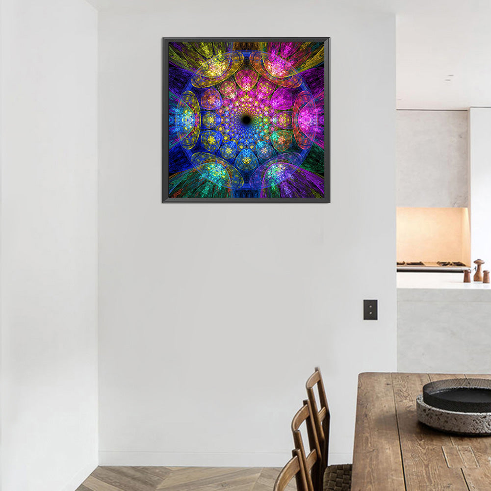 Colorful Mandala - Full Round Drill Diamond Painting 40*40CM