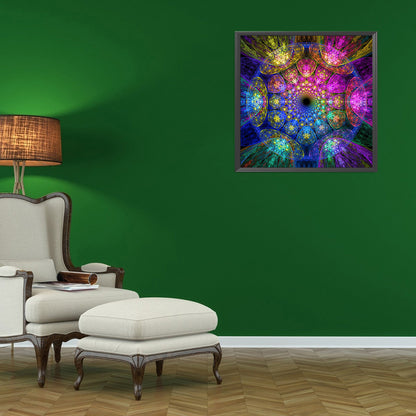 Colorful Mandala - Full Round Drill Diamond Painting 40*40CM