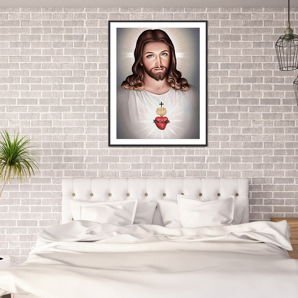 Jesus - Full Round Drill Diamond Painting 40*50CM