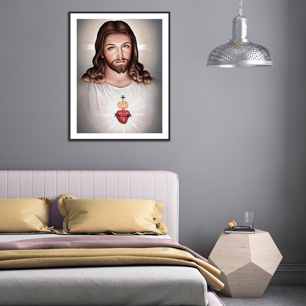 Jesus - Full Round Drill Diamond Painting 40*50CM