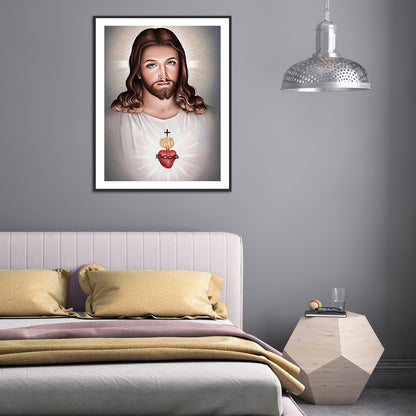 Jesus - Full Round Drill Diamond Painting 40*50CM