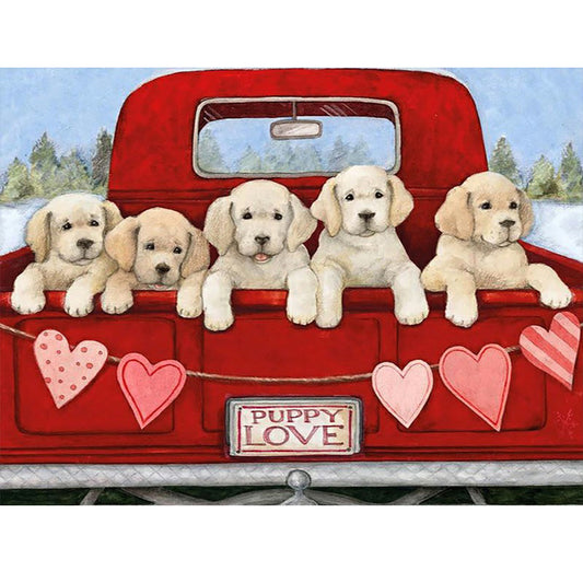 Animal - Full Round Drill Diamond Painting 40*30CM