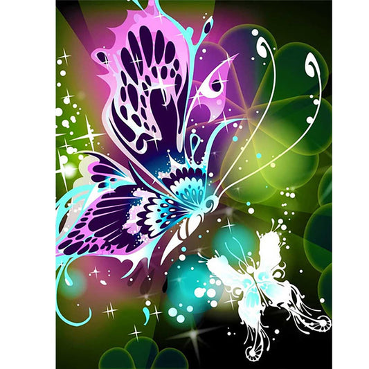 Butterfly - Full Round Drill Diamond Painting 30*40CM