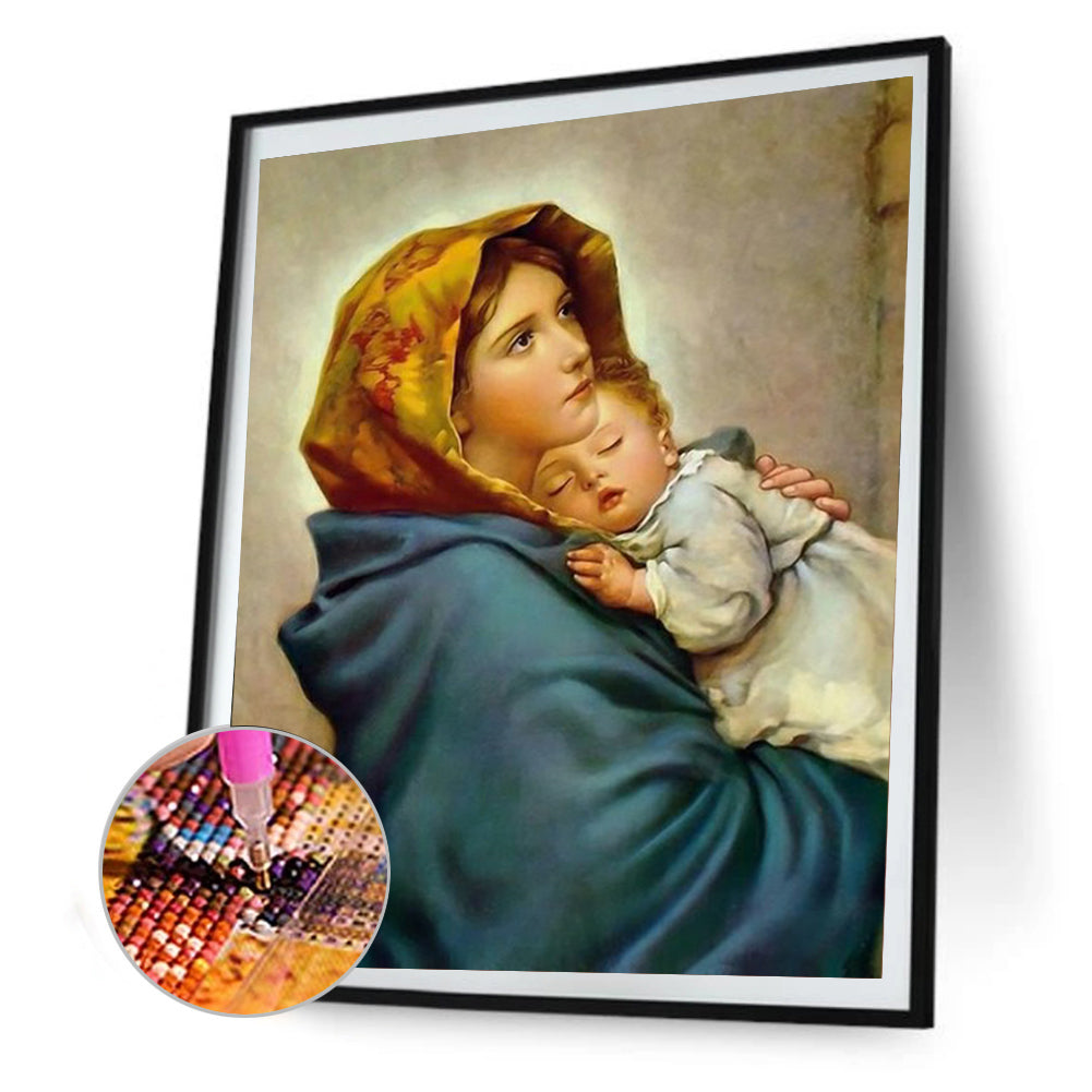 Mother'S Day - Full Round Drill Diamond Painting 30*40CM