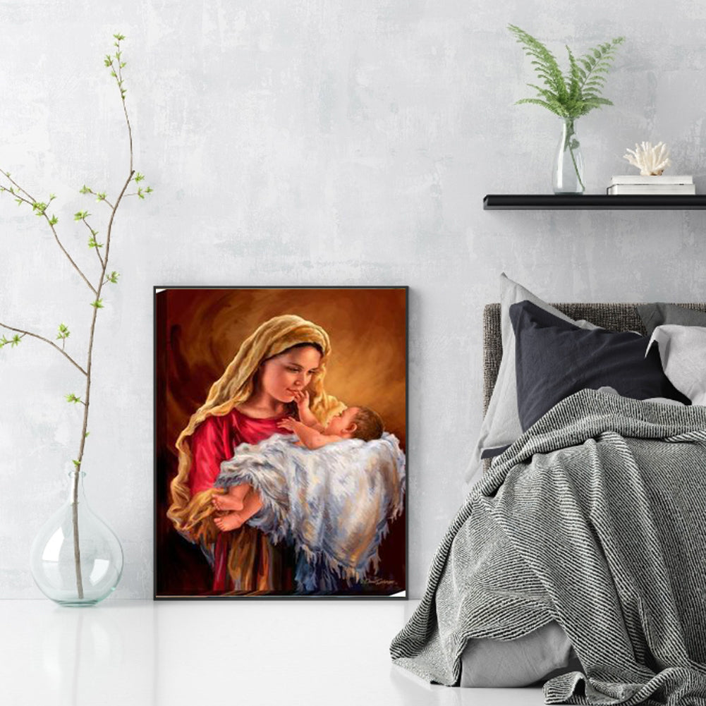 Mother'S Day - Full Round Drill Diamond Painting 30*40CM