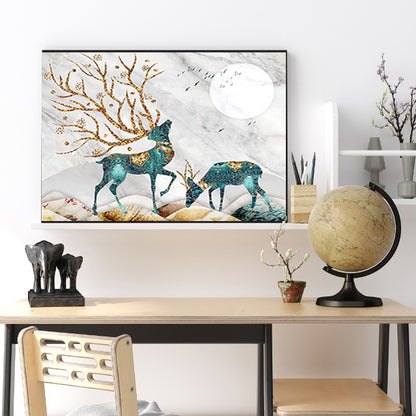 Maple Deer - 11CT Counted Cross Stitch 50*60CM