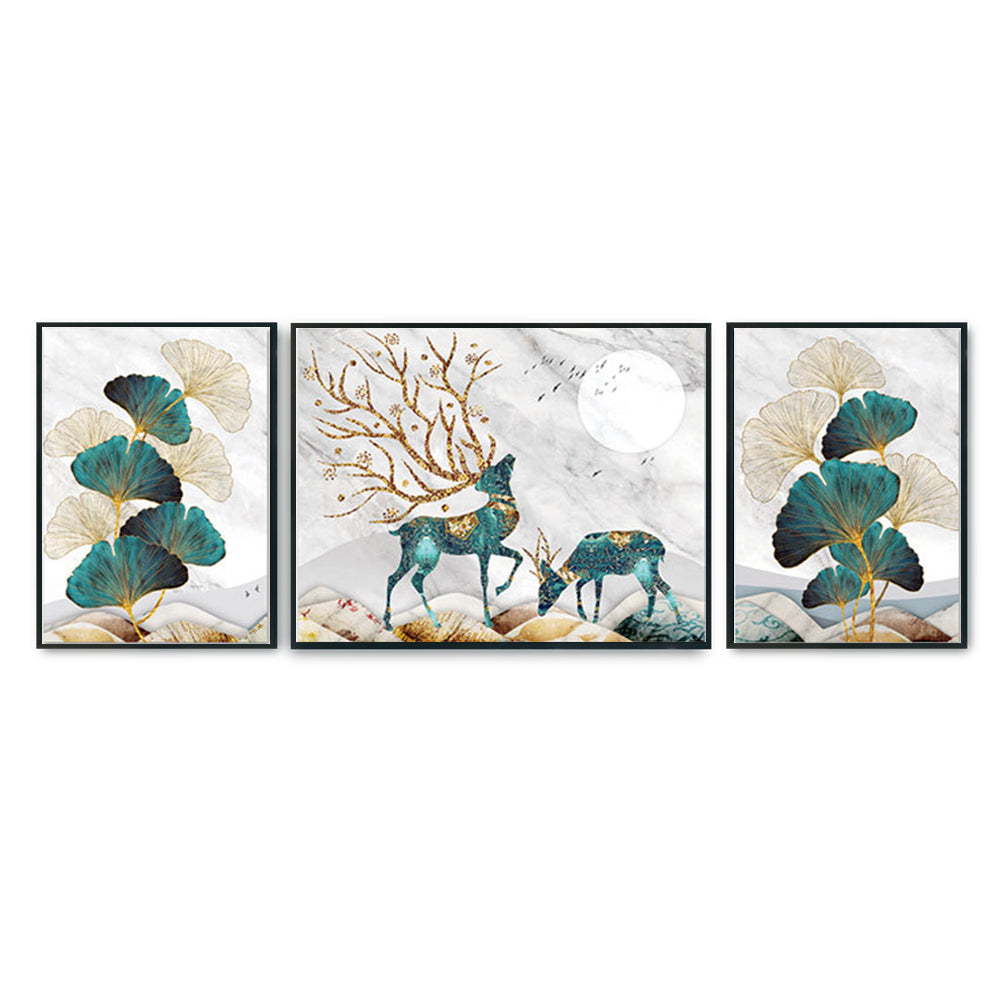 Maple Deer - 11CT Counted Cross Stitch 140*50CM