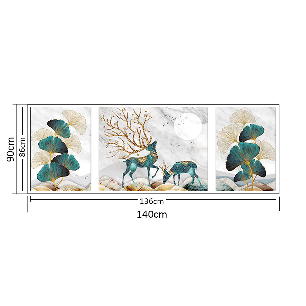 Maple Deer - 11CT Counted Cross Stitch 140*50CM