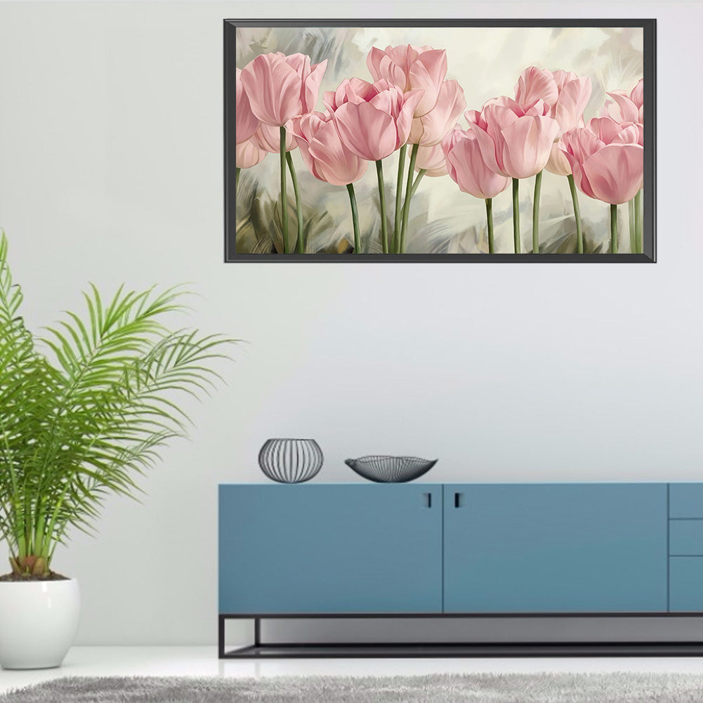 Tulip - Full Round Drill Diamond Painting 80*40CM