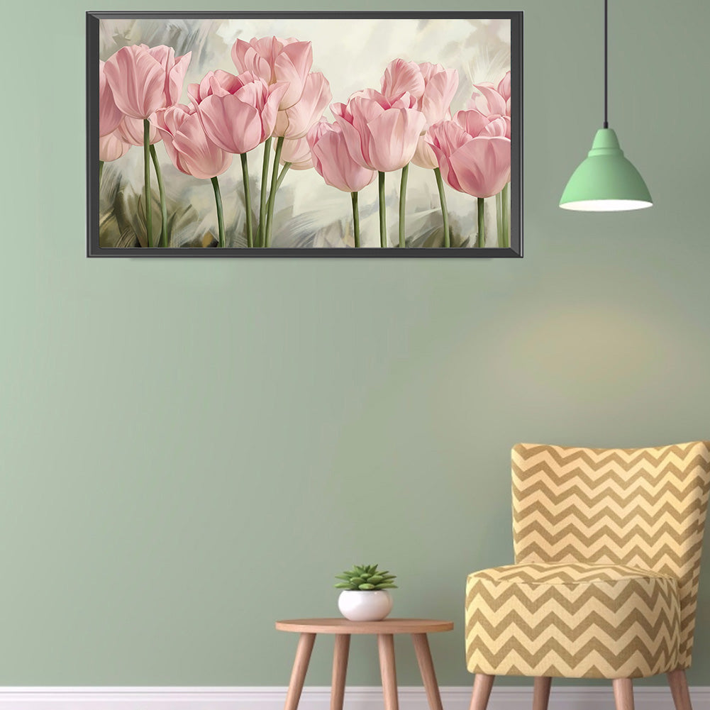 Tulip - Full Round Drill Diamond Painting 80*40CM
