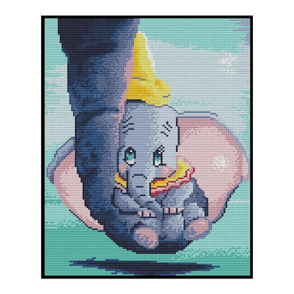 Baby Elephant - 11CT Counted Cross Stitch 30*40CM
