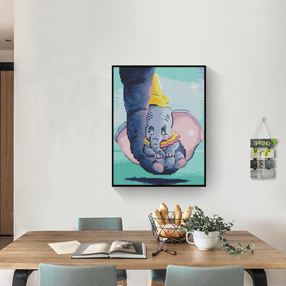 Baby Elephant - 11CT Counted Cross Stitch 30*40CM