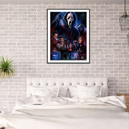 Horror Movie - Full Round Drill Diamond Painting 30*40CM