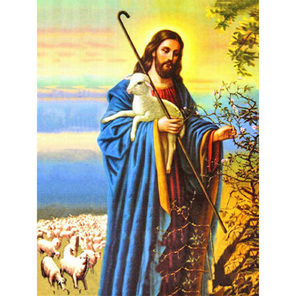 Jesus - Full Round Drill Diamond Painting 30*40CM