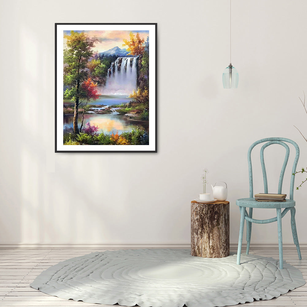 Fall - Full Round Drill Diamond Painting 30*40CM