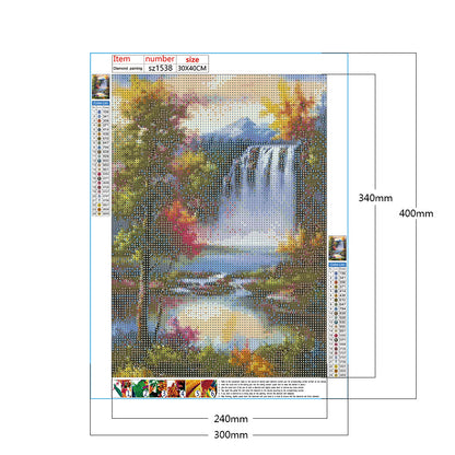 Fall - Full Round Drill Diamond Painting 30*40CM