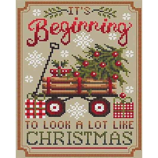 Christmas Trailer - 11CT Counted Cross Stitch 40*55CM