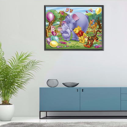 Winnie The Pooh - Full Round Drill Diamond Painting 50*40CM