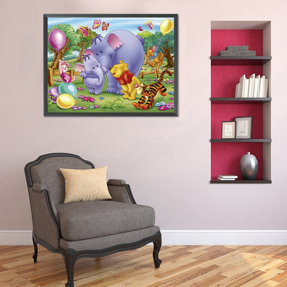 Winnie The Pooh - Full Round Drill Diamond Painting 50*40CM