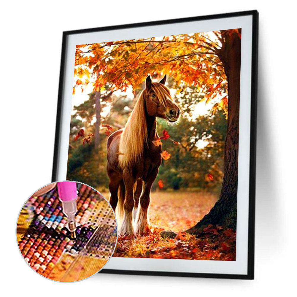 Horse - Full Round Drill Diamond Painting 50*60CM