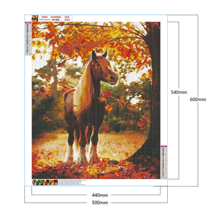 Horse - Full Round Drill Diamond Painting 50*60CM