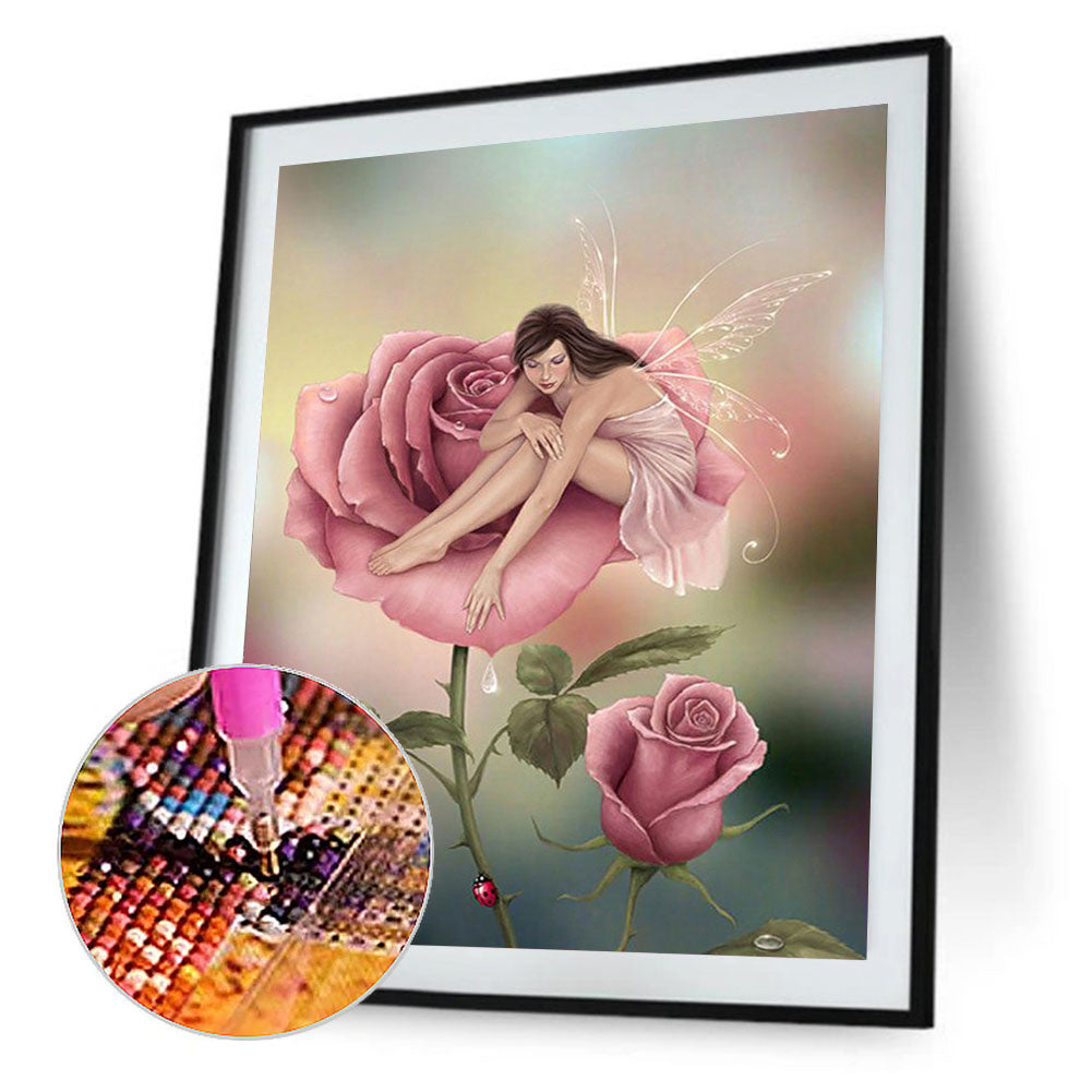 Rose - Full Round Drill Diamond Painting 50*60CM