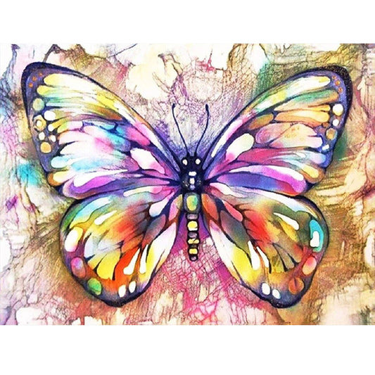 Butterfly - Full Round Drill Diamond Painting 40*30CM